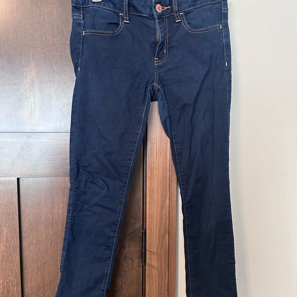 American Eagle Dark Wash Jegging Crop Jeans | Size 6